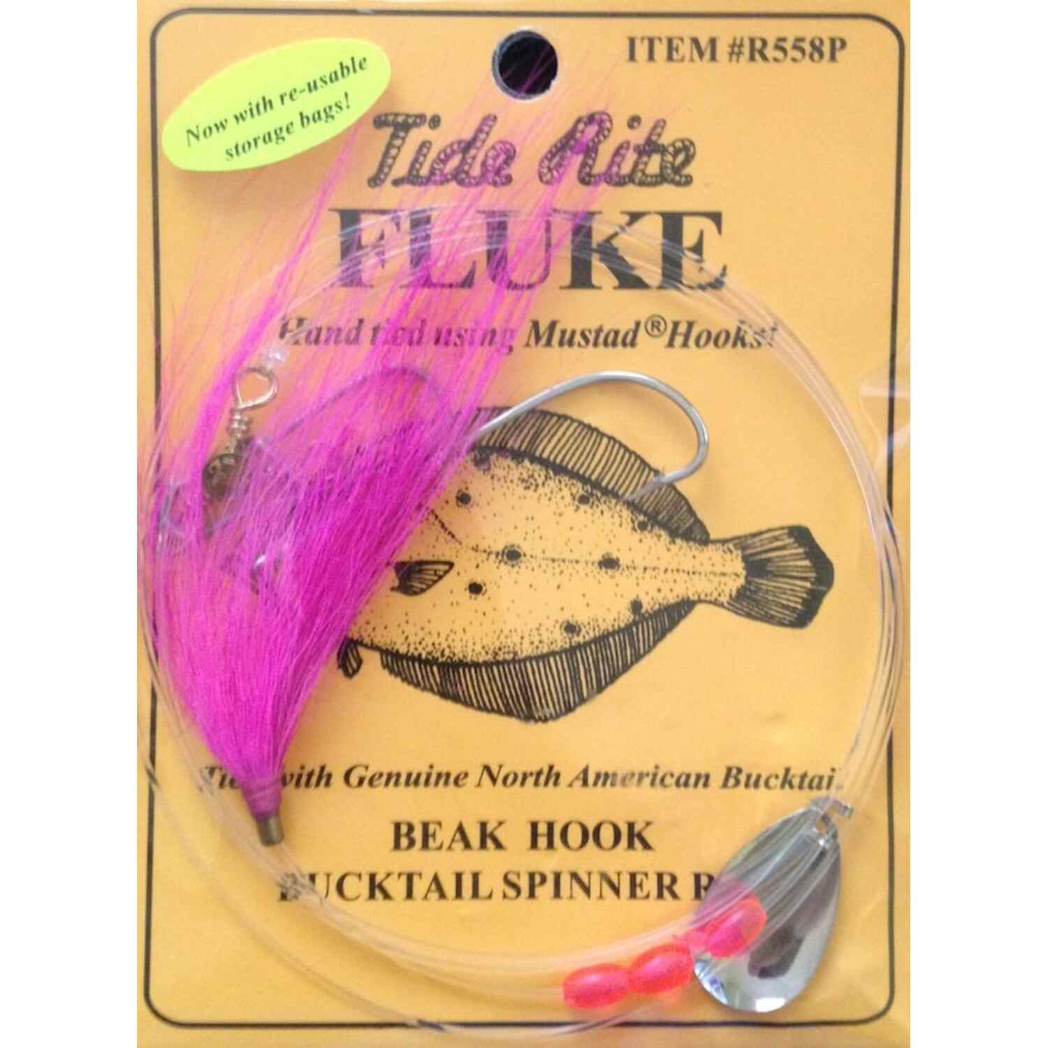 Tide Rite Fluke Beak Hook Bucktail Spinner Rigs - Image 2