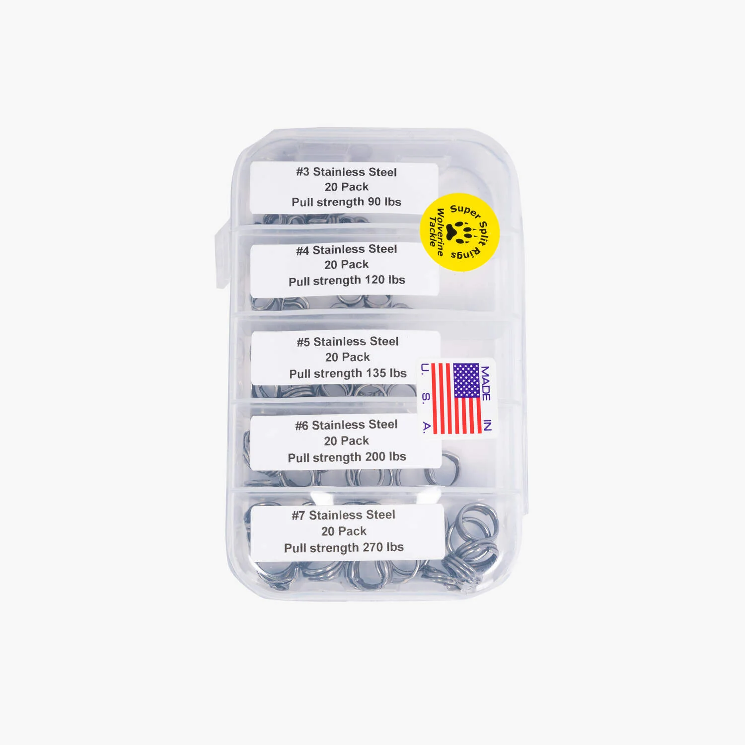 Wolverine Split Rings Set